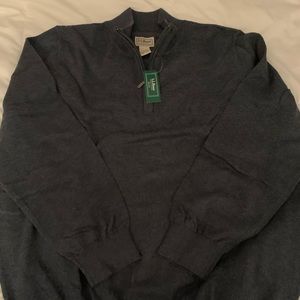 Men’s LLBean Quarter Zip Sweater